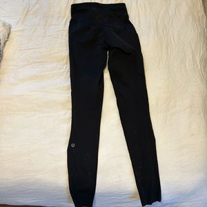Black Lululemon size 4 leggings, high waisted